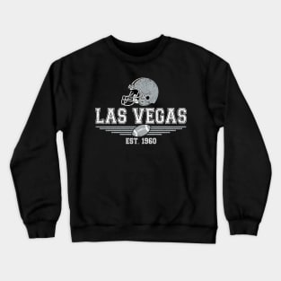 Las Vegas Vintage Football Est 1960 Raider Retro At Game Day Crewneck Sweatshirt
